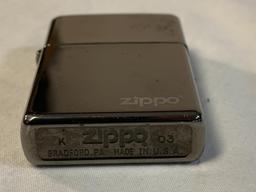 2003 Zippo LOGO Chrome Windproof Lighter