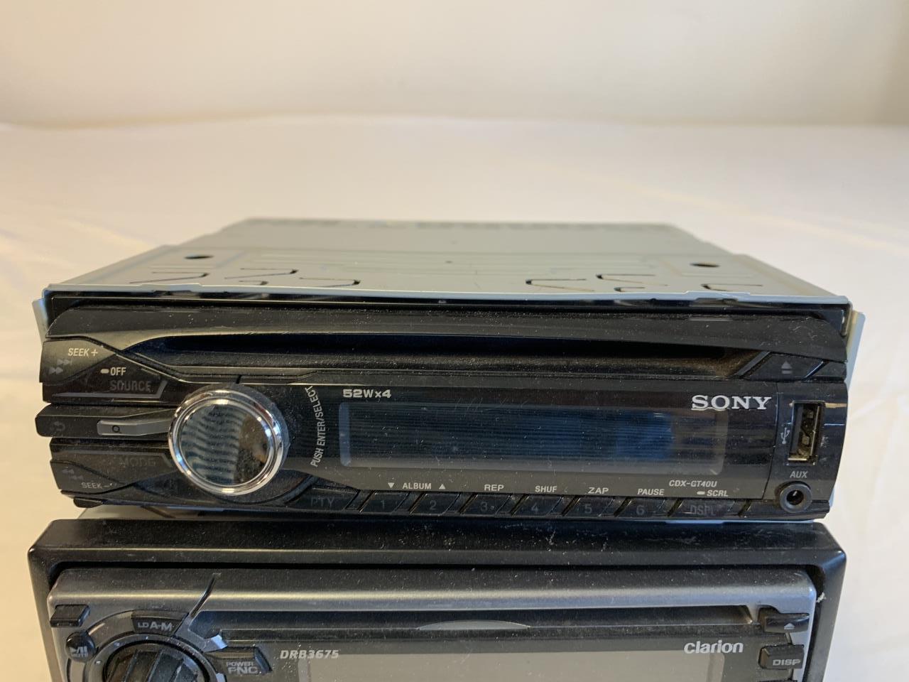 Lot of 3 Car CD Stereo Players-Untested