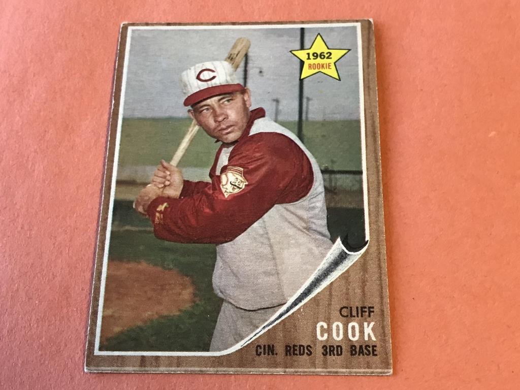 CLIFF COOK Reds 1962 Topps Baseball #41