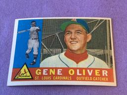 GENE OLIVER Cardinals 1960 Topps Baseball Card