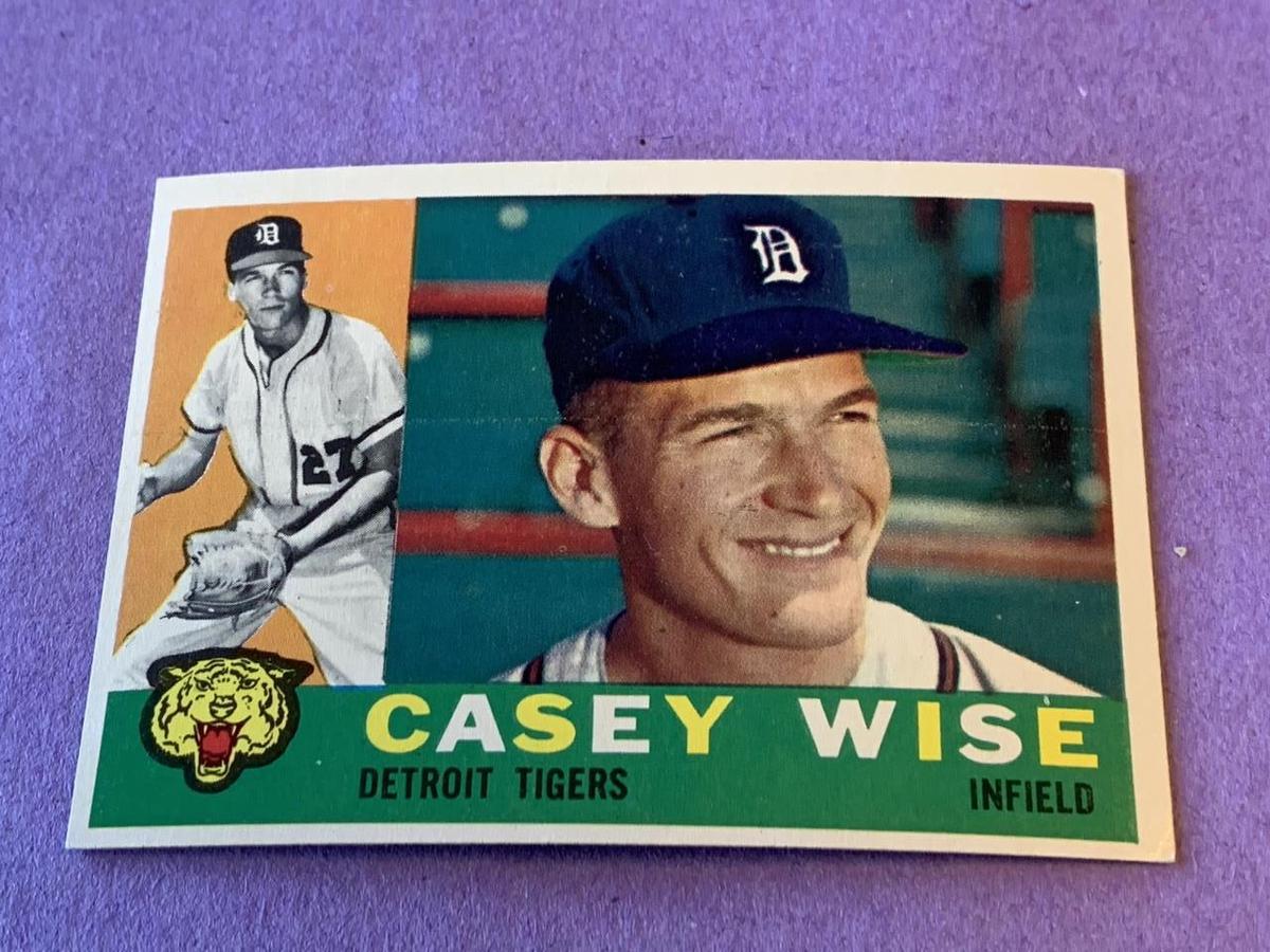 CASEY WISE Tigers 1960 Topps Baseball Card #342