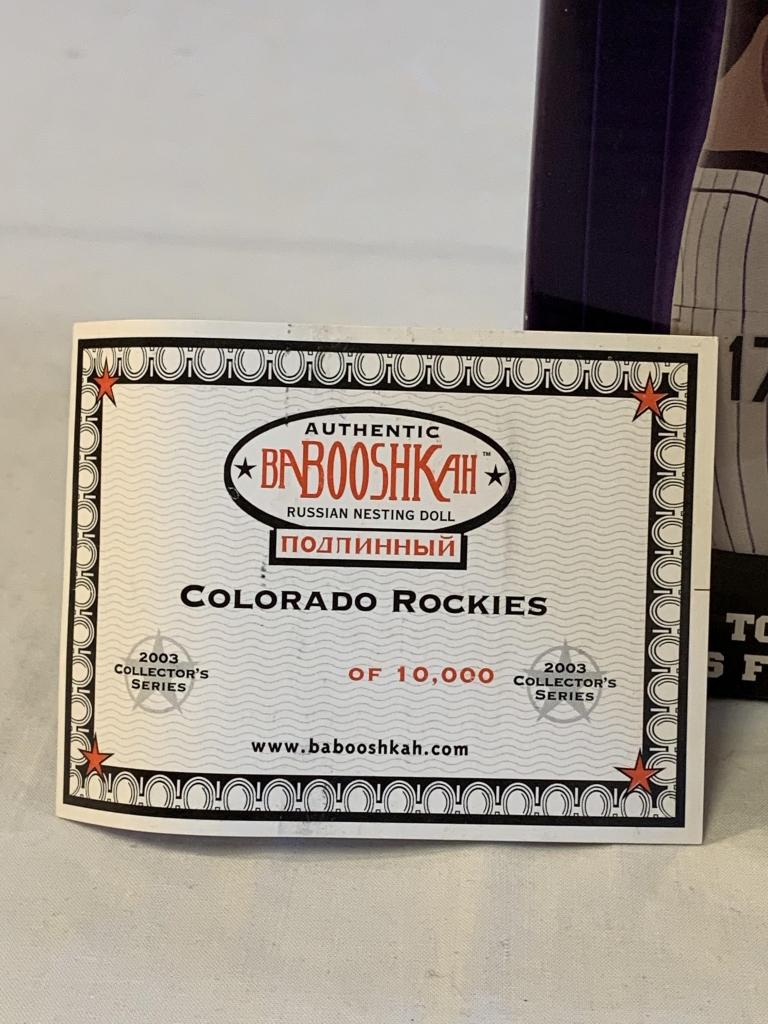 TODD HELTON Rockies Babooshkah  Nesting Dolls