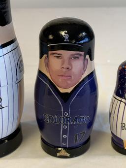 TODD HELTON Rockies Babooshkah  Nesting Dolls