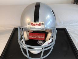 DARREN MCFADDEN Raiders AUTOGRAPH FS Helmet COA