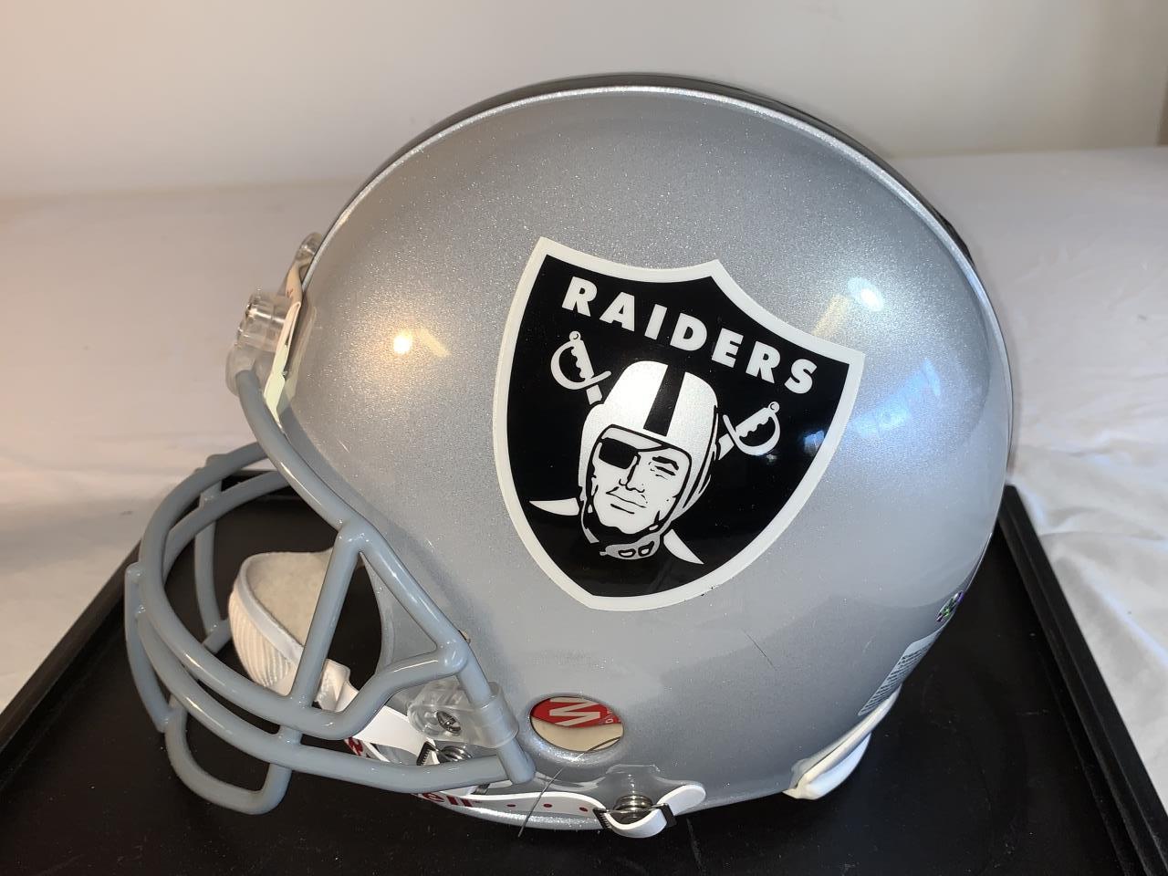 DARREN MCFADDEN Raiders AUTOGRAPH FS Helmet COA