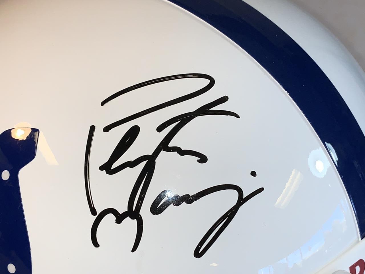 PEYTON MANNING Colts AUTOGRAPH Full Size Helmet