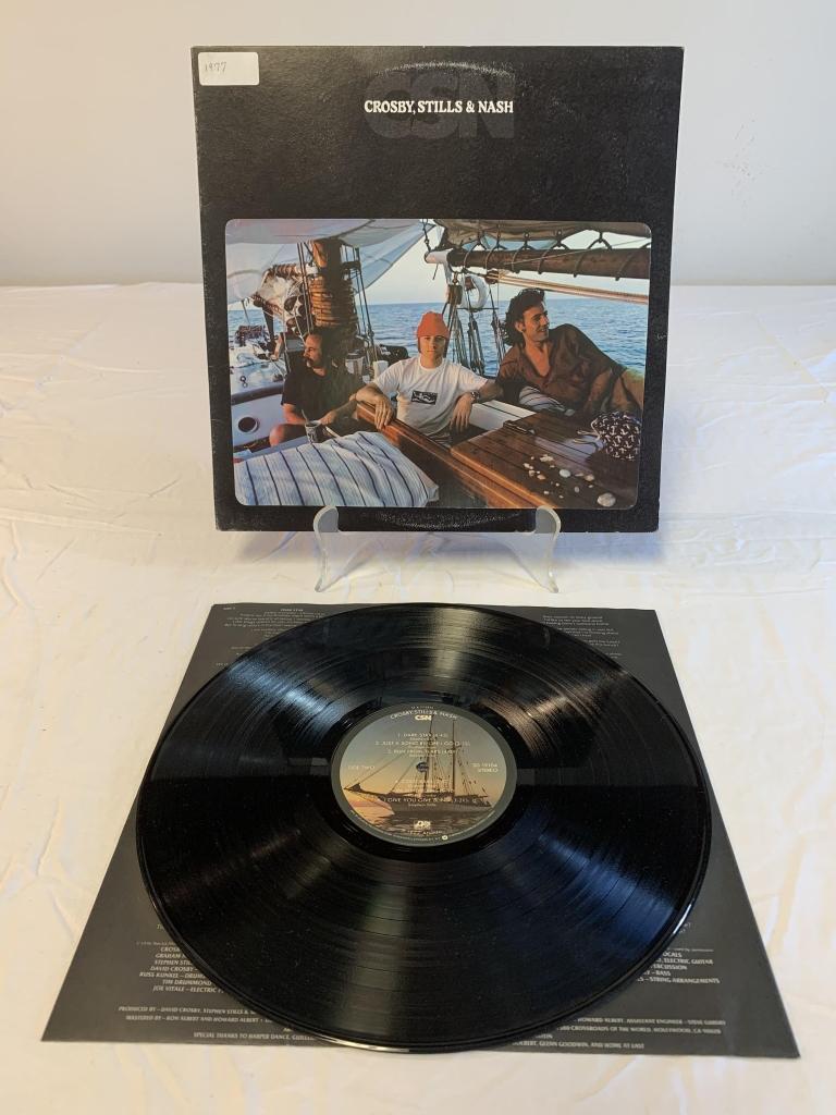 CROSBY STILLS & NASH Self Titled LP Album 1977