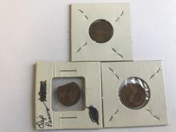 Lot of 3 Clip Cents (1966,1968,1972)