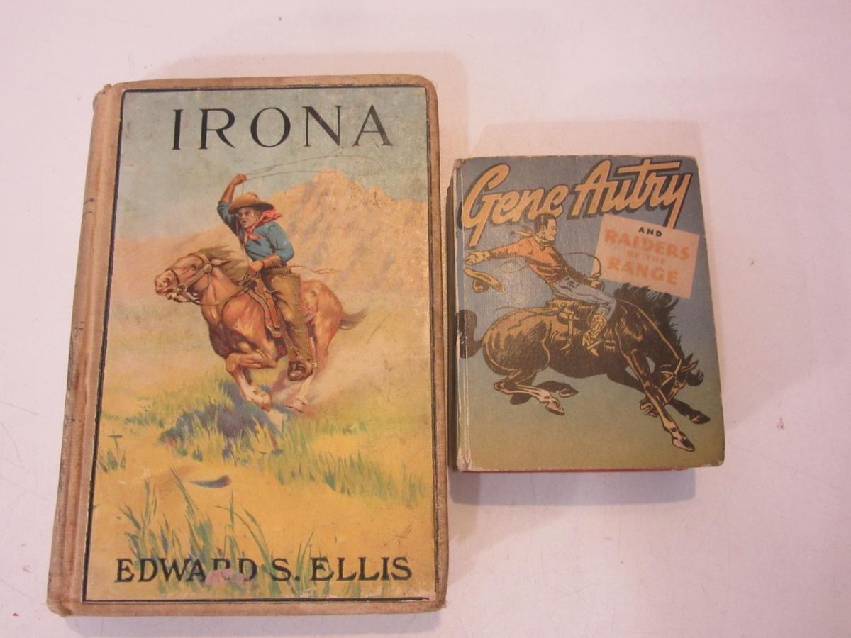 Lot of 2 Vintage Books, Incl. Irona & Gene Autry