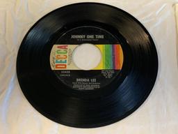 BRENDA LEE Johnny One Time 45 RPM 1968