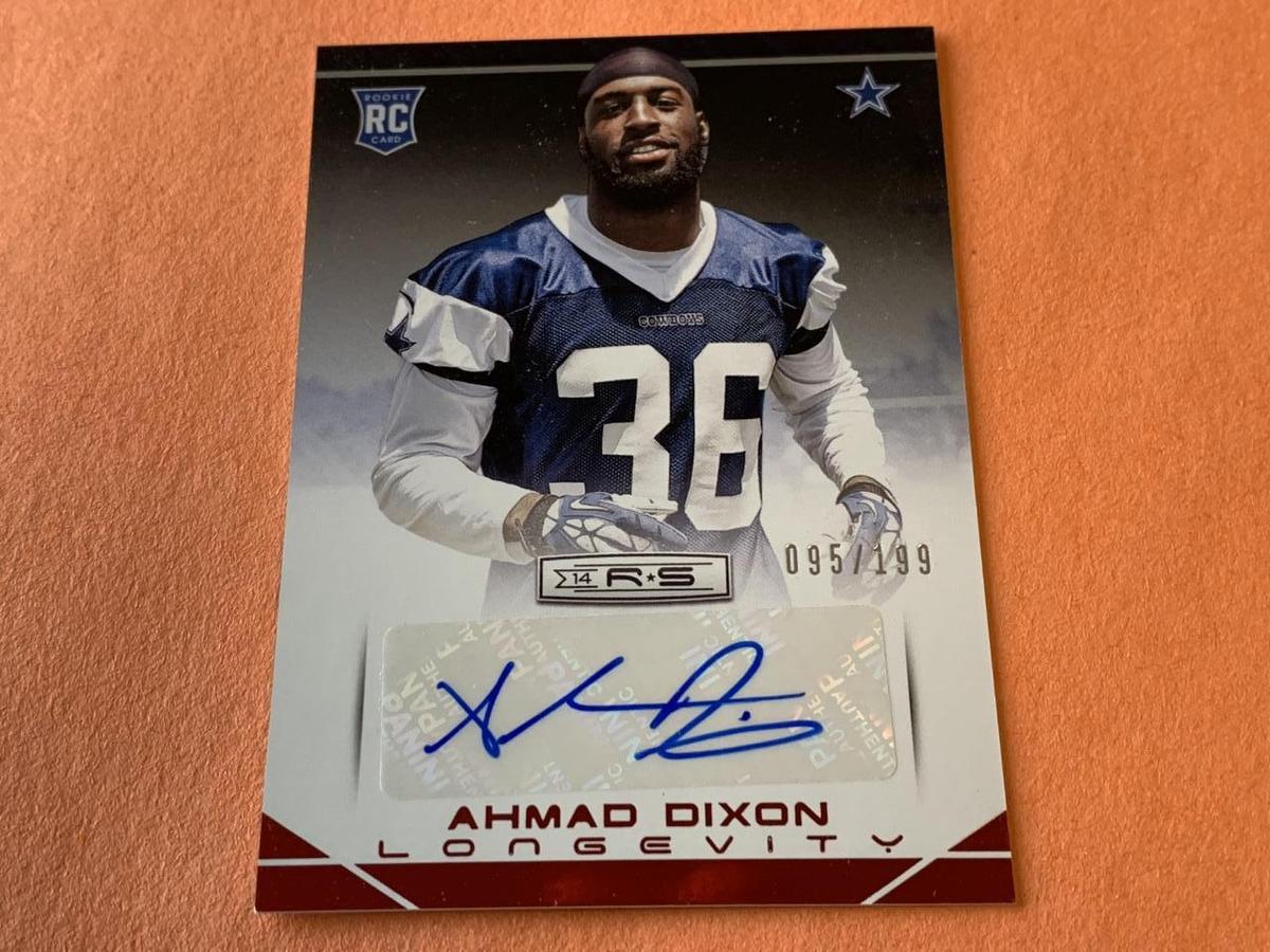 AHMAD DIXON Cowboys 2014 AUTOGRAPH ROOKIE Card