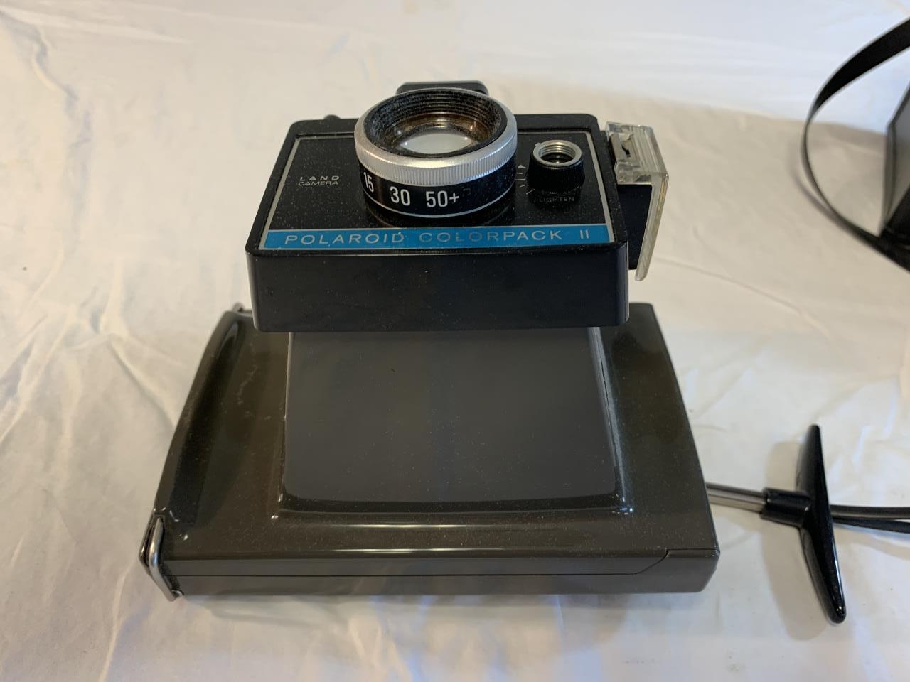 Vintage Polaroid Colorpack II Land Camera w/ case