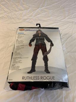 RUTHLESS ROGUE PIRATE Costume Size Small NEW