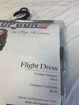 TOP GUN Women's Flight Dress Costume Sz Large NEW