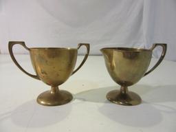 Small Copper Creamer Set