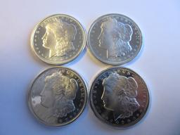 Four .999 Silver 1/2oz Golden State Mint Bullion