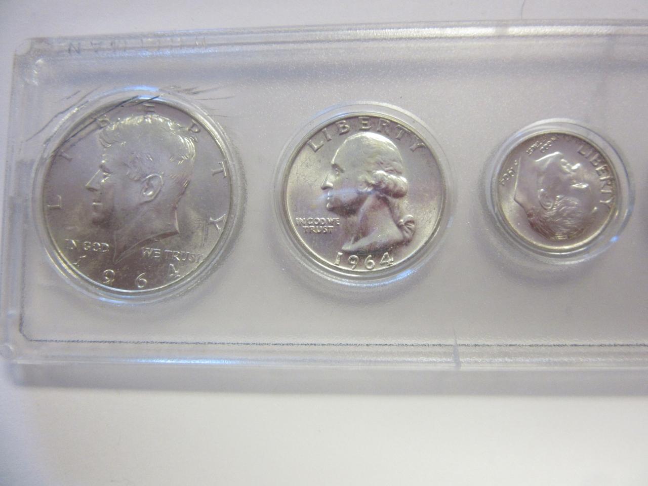 Set of 1964 U.S. Coins (Includes .90 Silver)