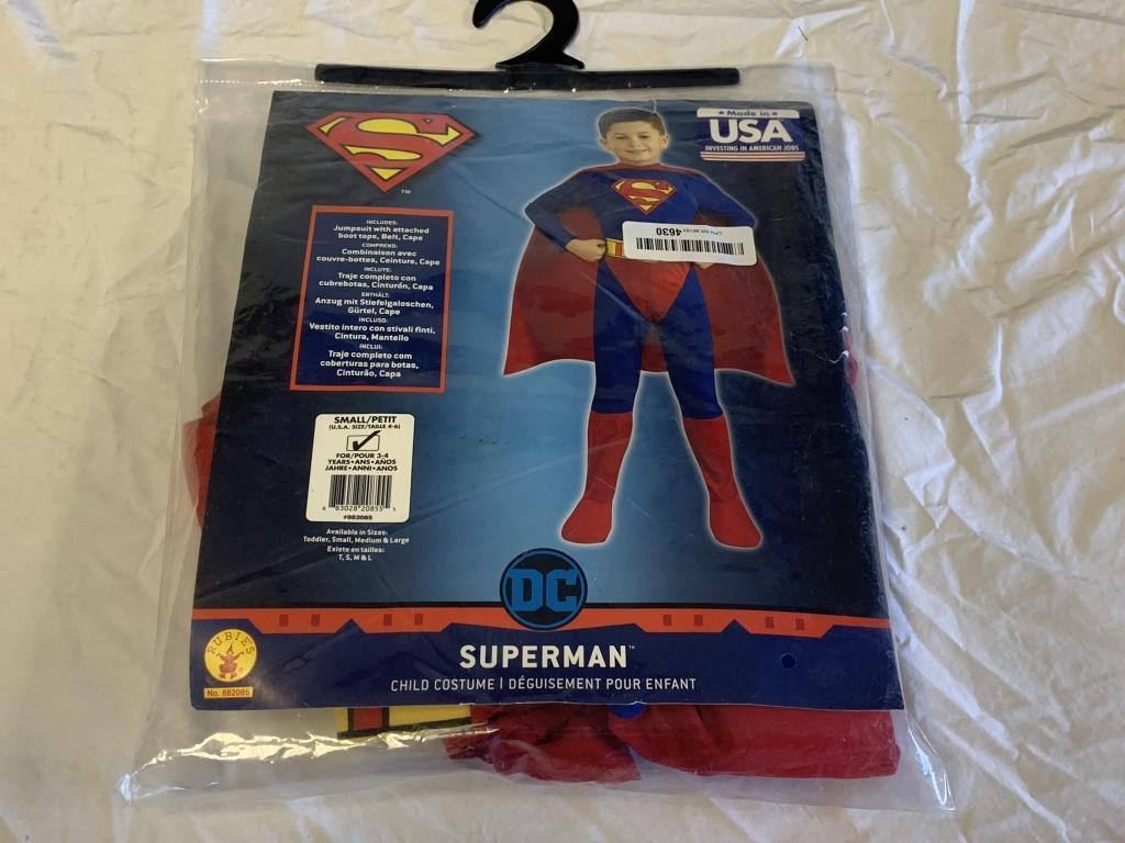 SUPERMAN Child Costume Size Small NEW by Rubie's