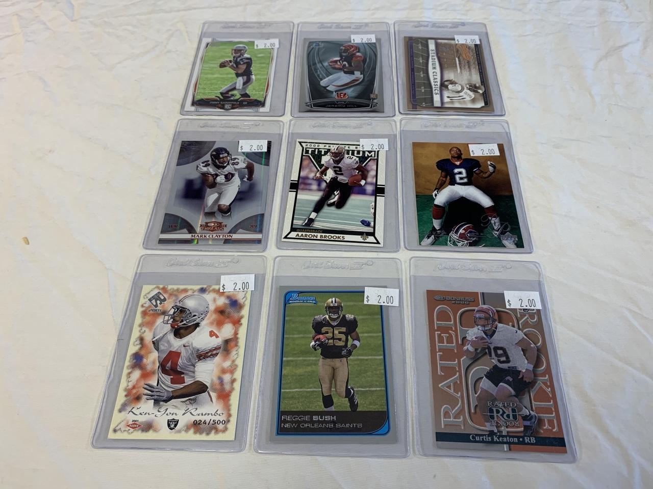 Lot of 25 STARS Football Cards