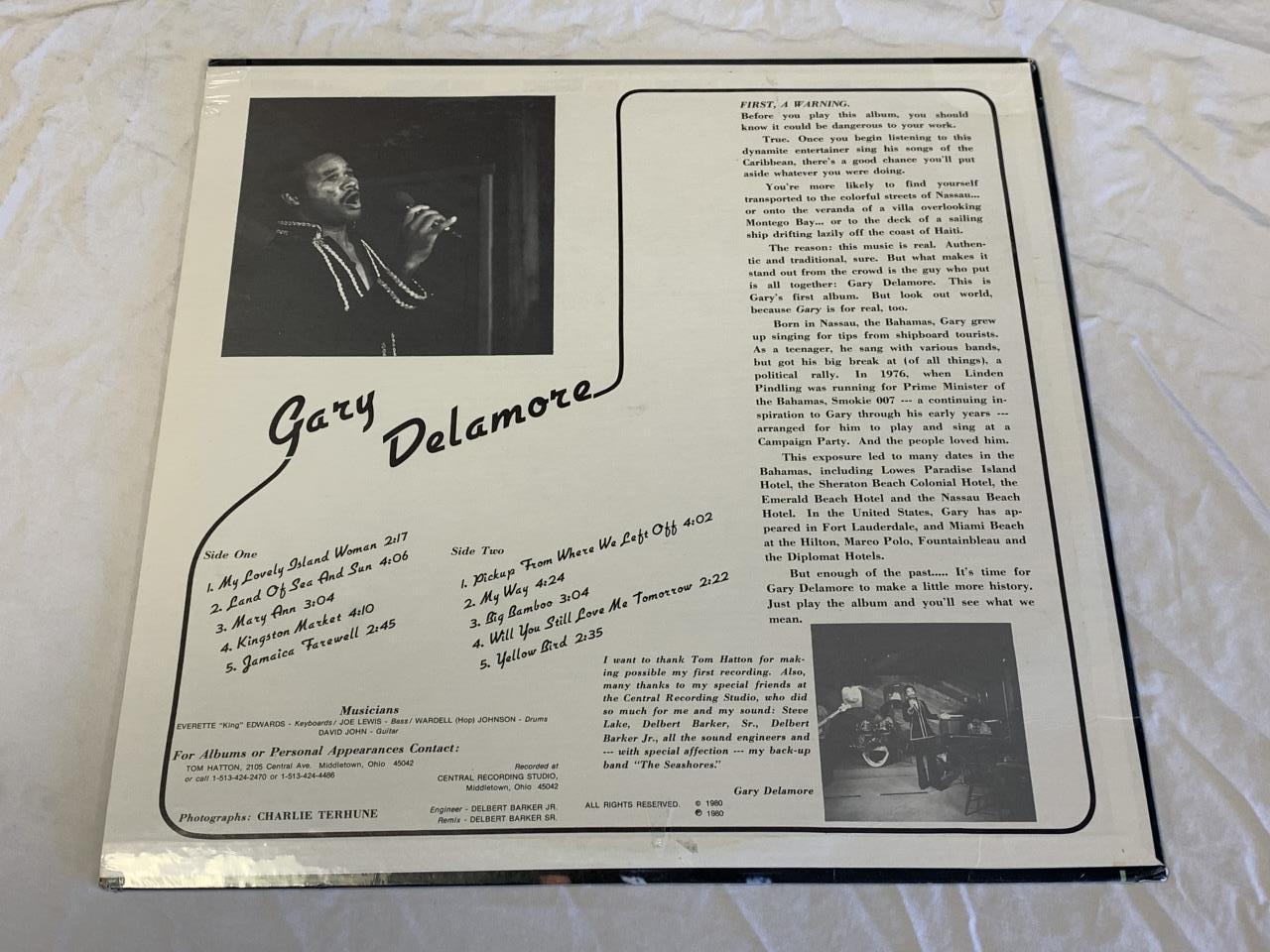 GARY DELAMORE Self Titled 1980 Record Album SEALED