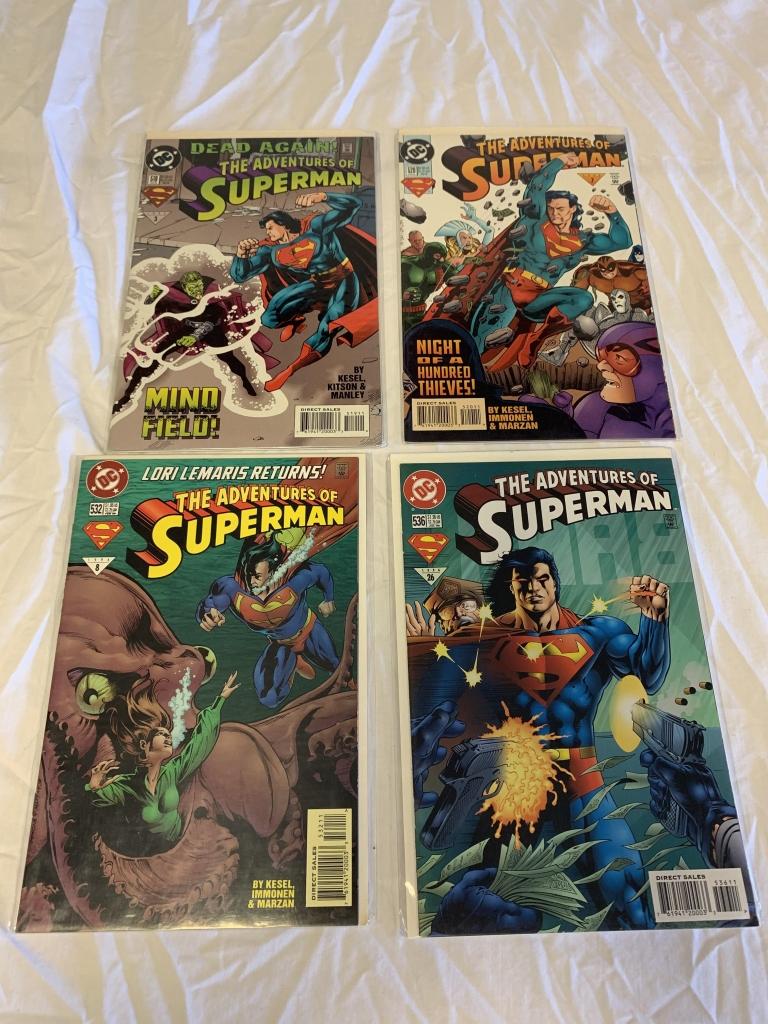 Lot of 16 SUPERMAN The Adventures Of DC Comics