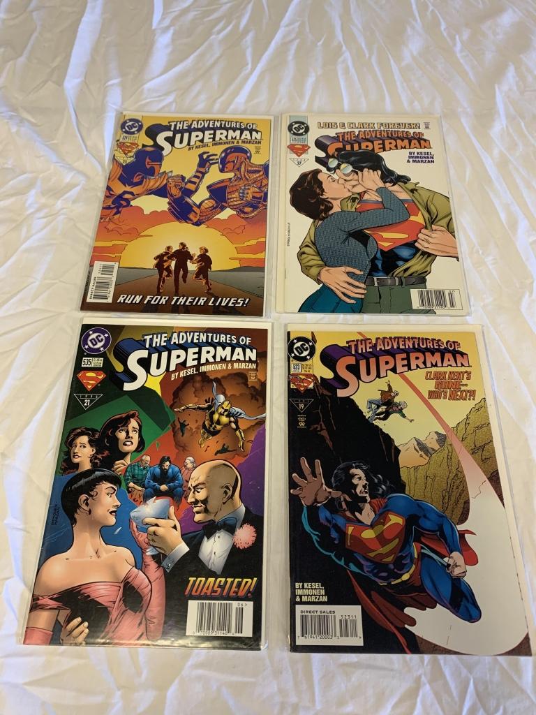 Lot of 16 SUPERMAN The Adventures Of DC Comics