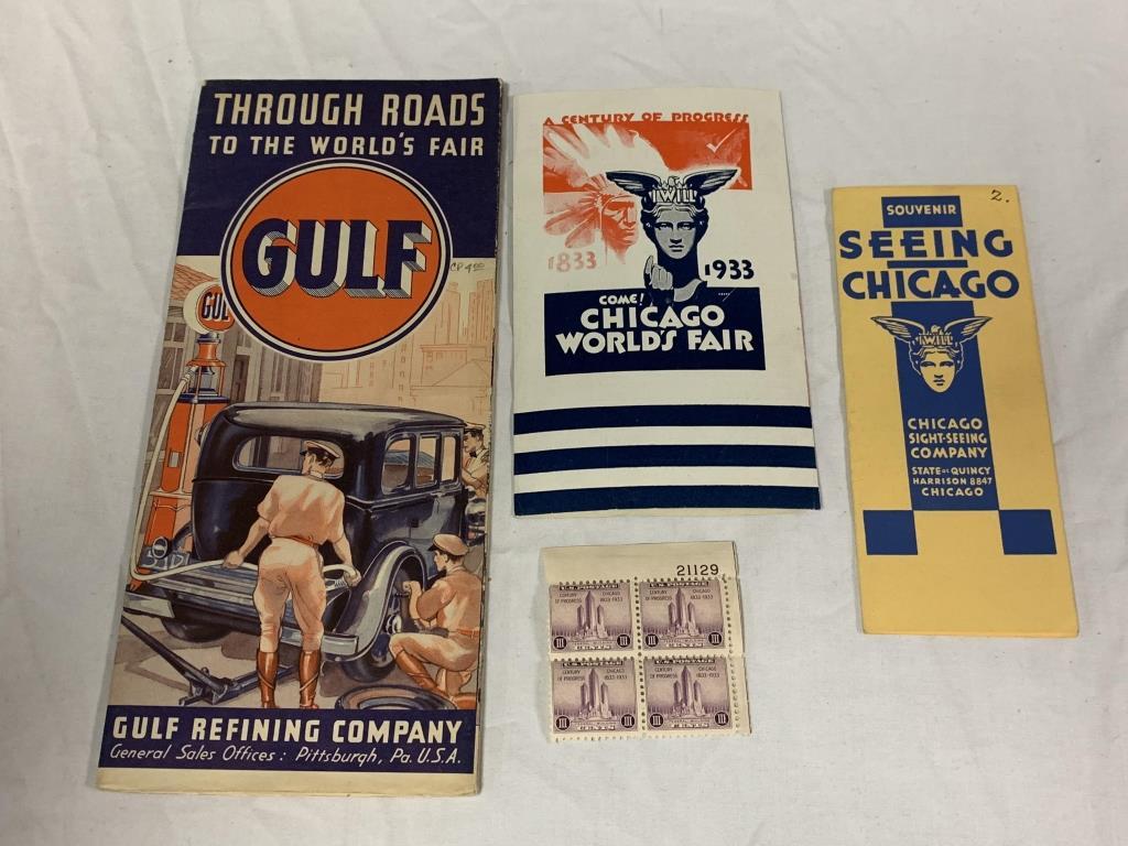 Original 1933 Chicago World's Fair memorabilia