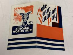 Original 1933 Chicago World's Fair memorabilia