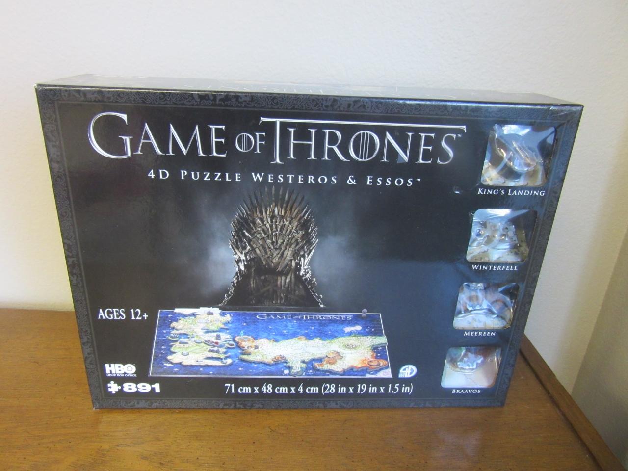 Game of Thrones 4D 891 Piece Puzzle