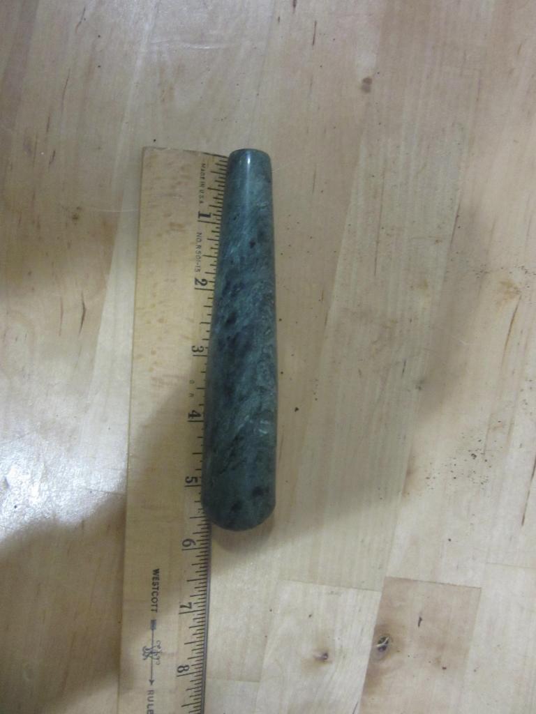 Vintage Granite Green Mortar and Pestel