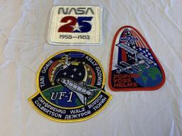 Lot of 3 NASA Patches NEW