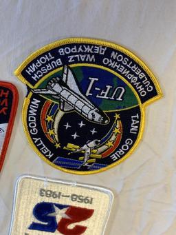 Lot of 3 NASA Patches NEW