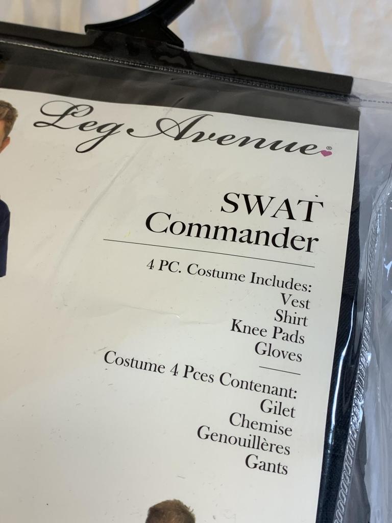 SWAT COMMANDER Adult Costume NEW