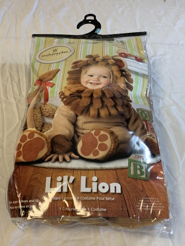 LIL LION Infant Costume Size 6-12 Months NEW