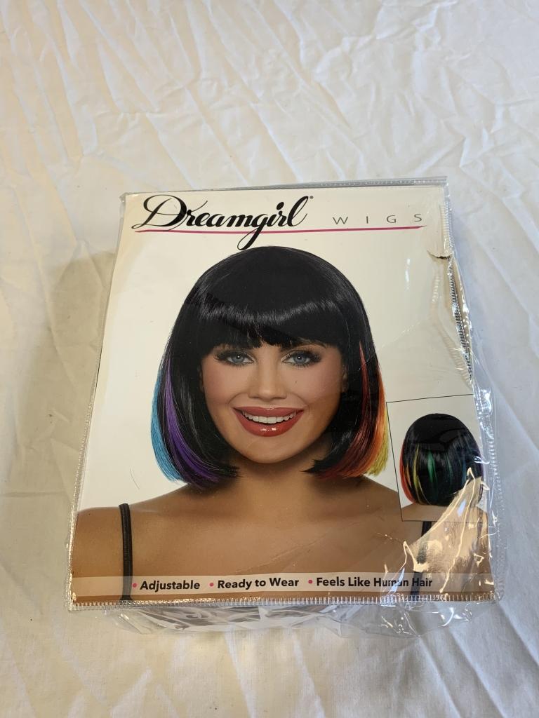 MULTI COLOR Costume Wig Costume NEW