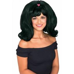 BLACK FLIP TOP Wig Costume NEW by Rubie's