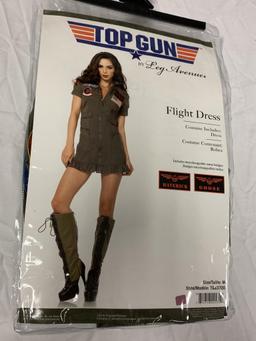 TOP GUN Flight Dress Women's Costume NEW Medium