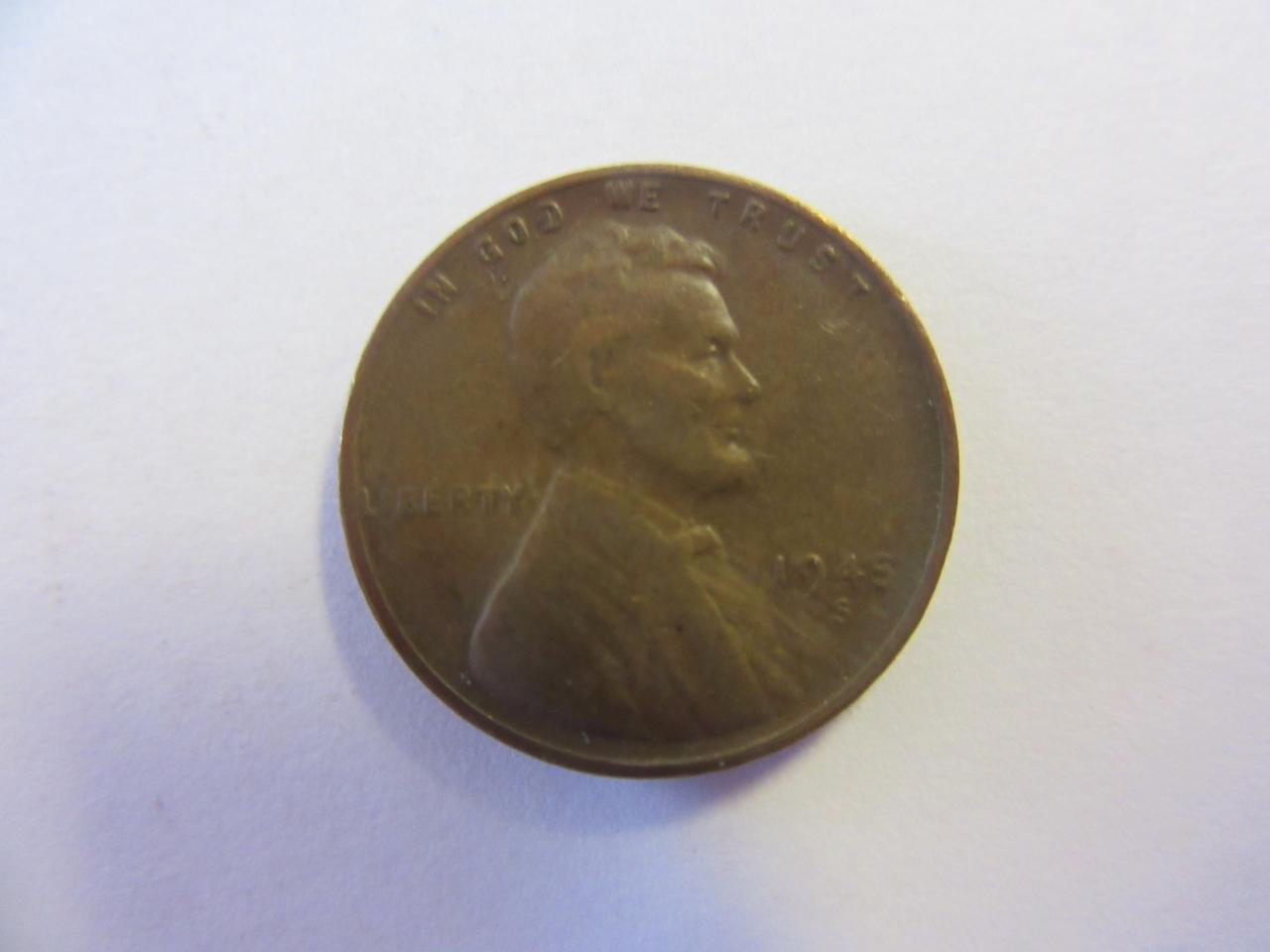 Lot of 50 1945-S Wheat Pennies