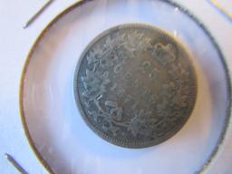1871 .925 Silver Canadian Quarter