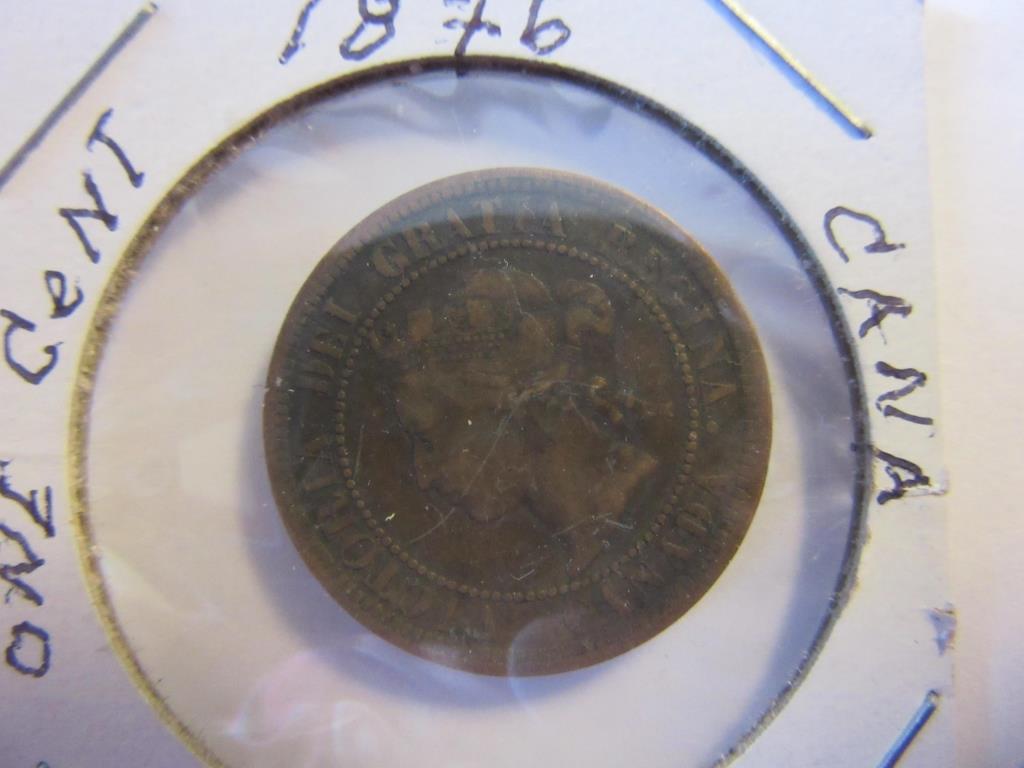 1876 Canadian One Cent