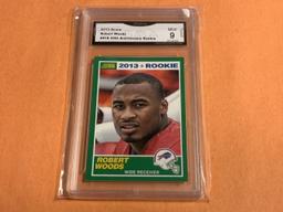 ROBERT WOODS 2013 Score ROOKIE Graded 9 MINT