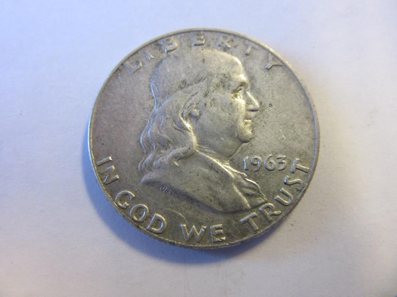 1963-D .90 Silver Franklin Half Dollar