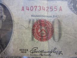 Pair of Series 1953/1953A $2 Red Notes