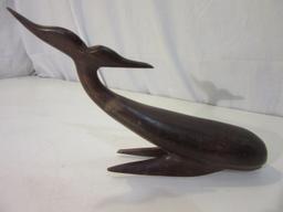 Wood Carved Whale