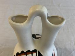 Native American Artist Signed Pottery Vase