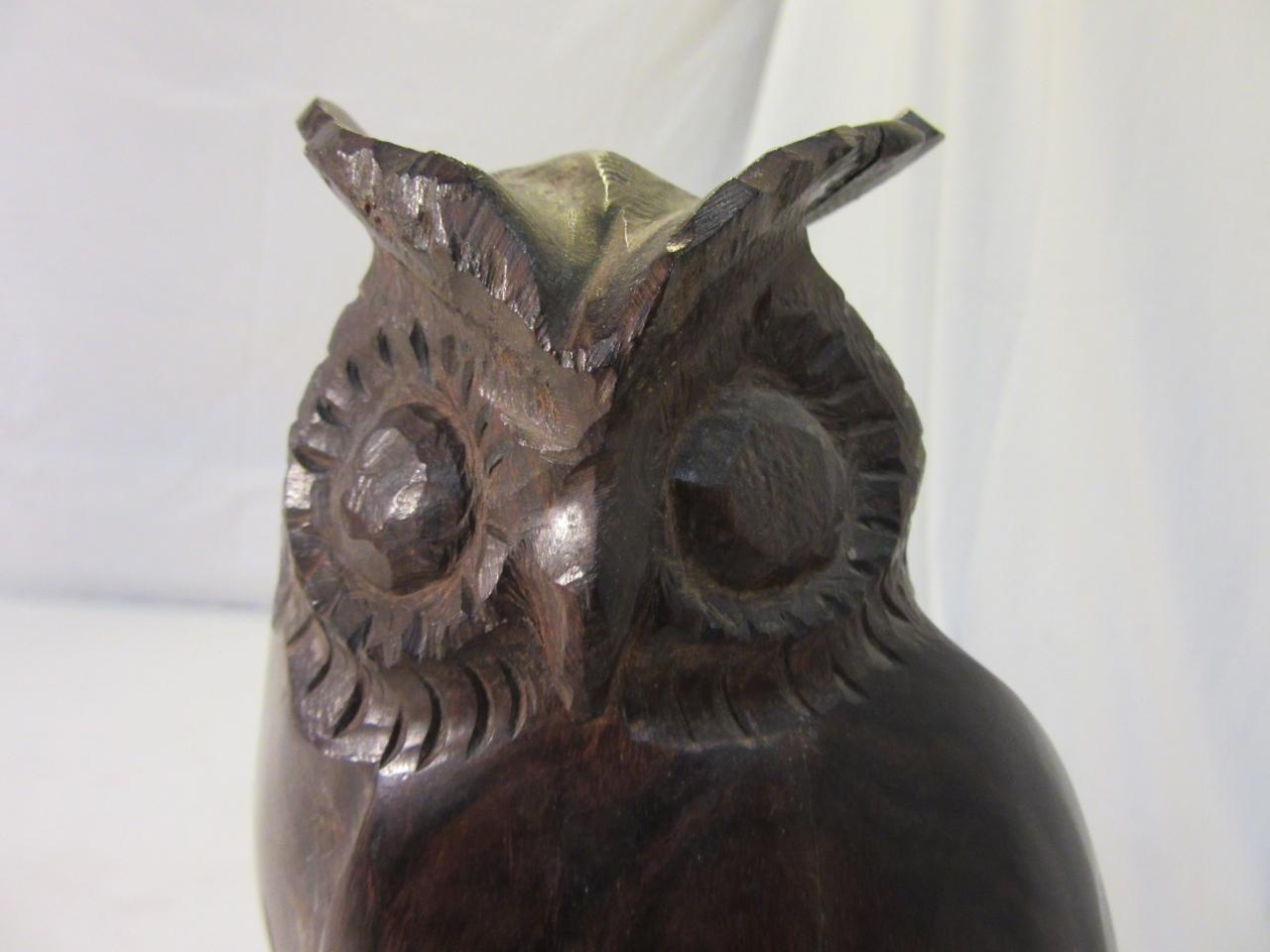 Carved Ironwood Owl