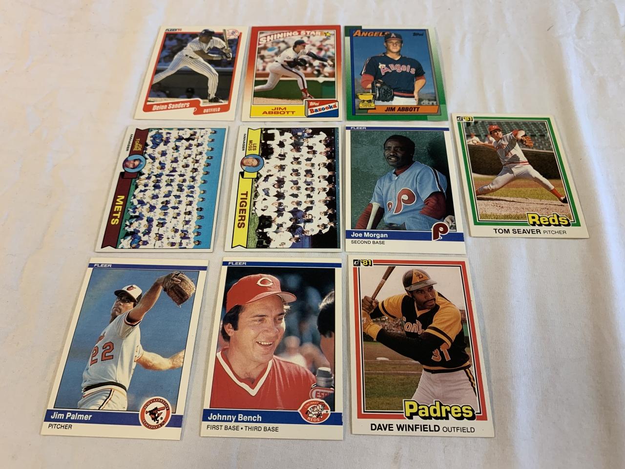 Lot of 100 Baseball Cards STARS