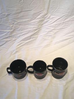 Set of three Harley Davidson mugs