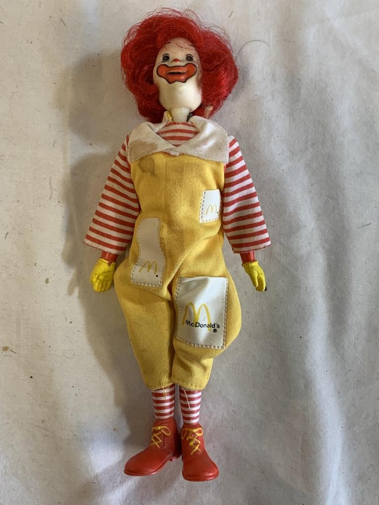 Vintage 1976 Remco Ronald McDonald 8" Doll