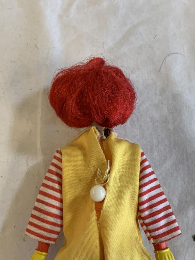 Vintage 1976 Remco Ronald McDonald 8" Doll